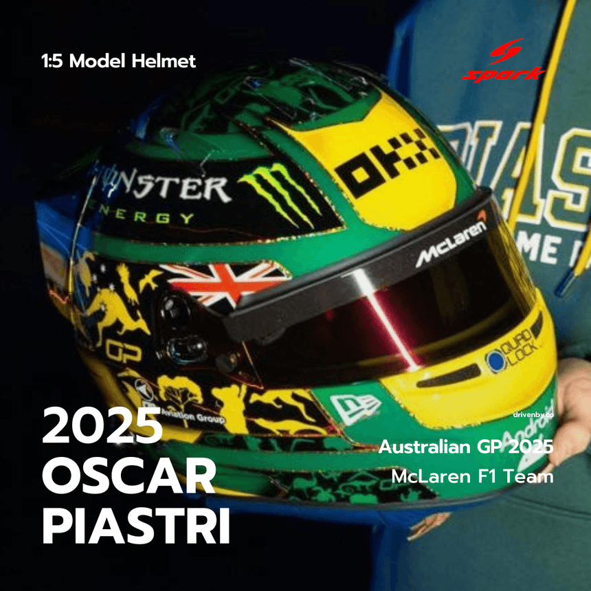 Spark 1:5 Scale Mclaren F1 Team Oscar Piastri Australian GP 2025 Model Helmet