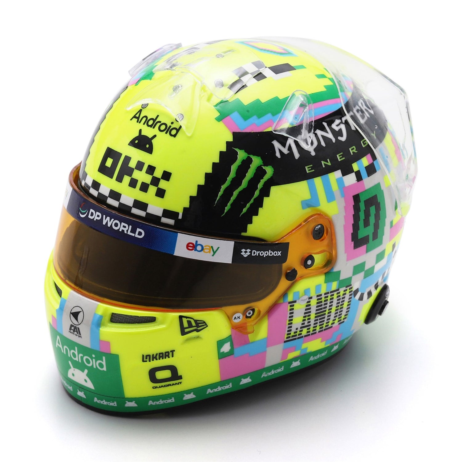 Spark 1:5 Scale 2024 British GP Lando Norris Mini Helmet