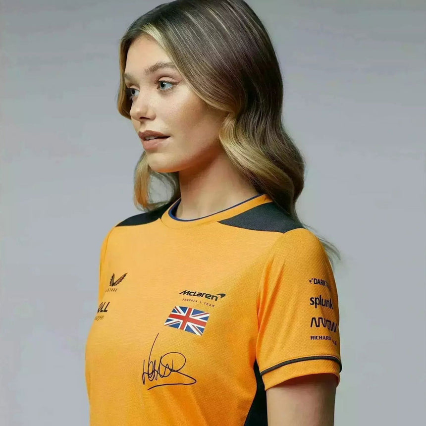 Mclaren F1 Team Ladies Set Up T-Shirt Lando Norris Orange