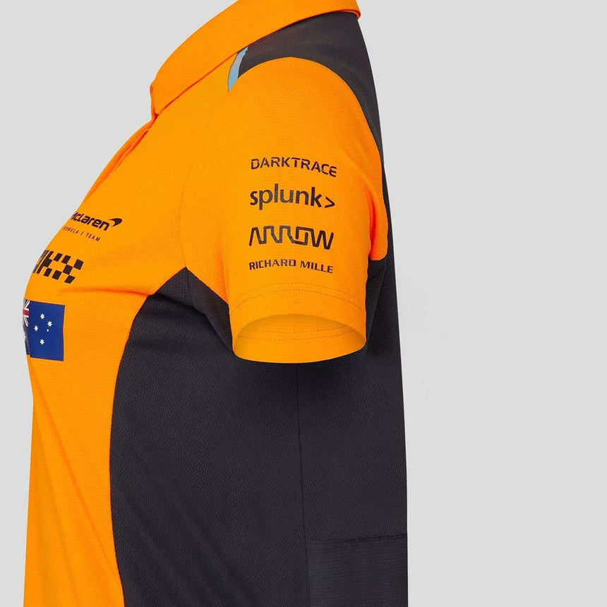 McLaren F1 Team Ladies 2023 Polo Shirt Oscar Piastri Orange