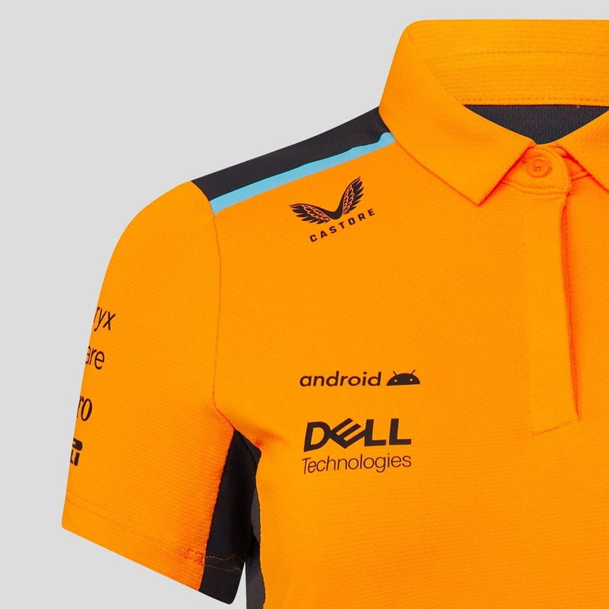 McLaren F1 Team Ladies 2023 Polo Shirt Oscar Piastri Orange
