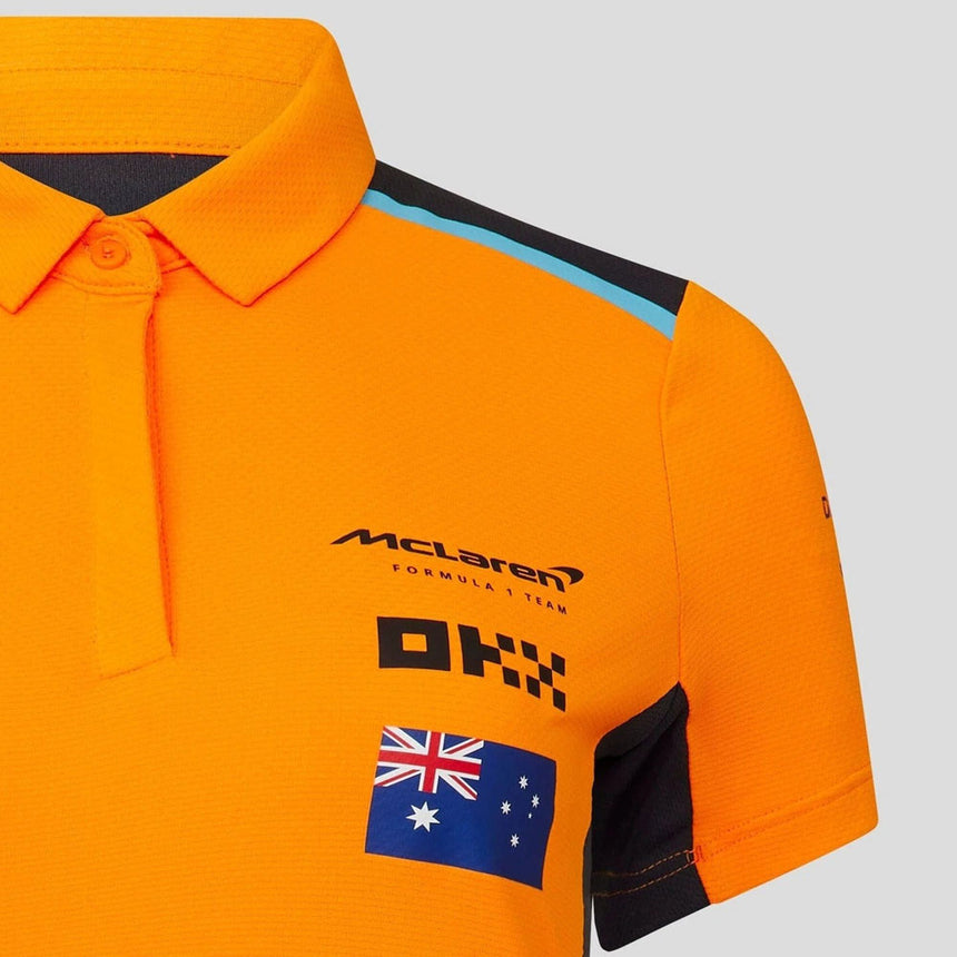 McLaren F1 Team Ladies 2023 Polo Shirt Oscar Piastri Orange