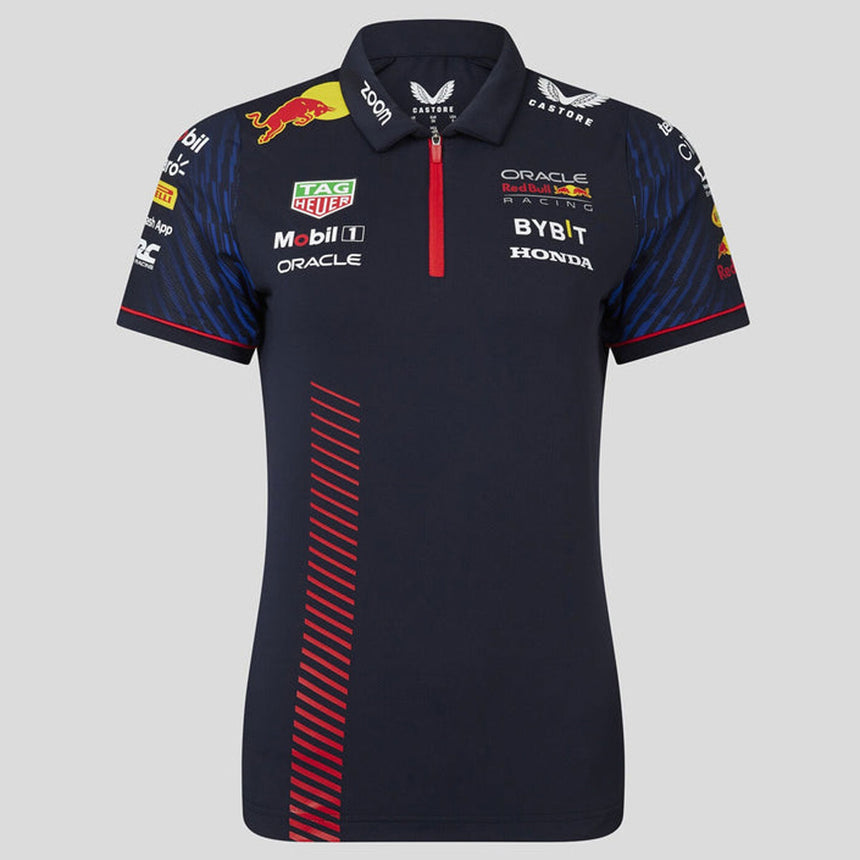 Red Bull Oracle Racing Ladies Navy Team Setup Polo Shirt