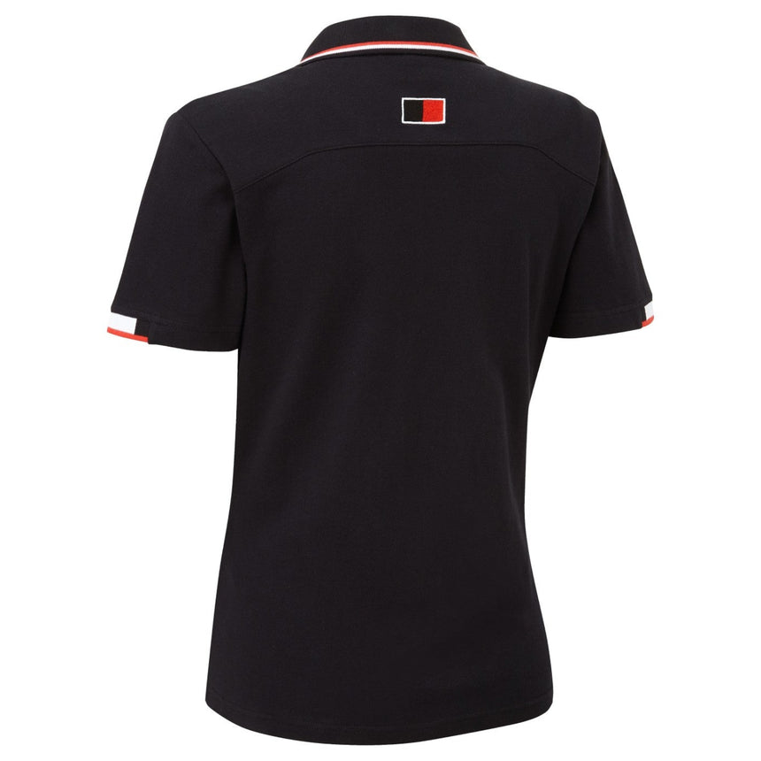 Toyota Gazoo Racing Official License Ladies Black Team Travel Polo Tee Shirt