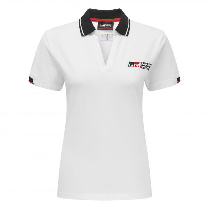 Toyota Gazoo Racing Ladies White Polo Shirt