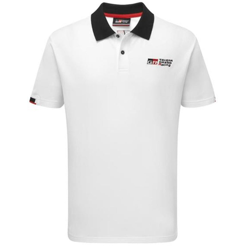 Toyota Gazoo Racing White Officially Licenced Travel Polo Tee Shirt