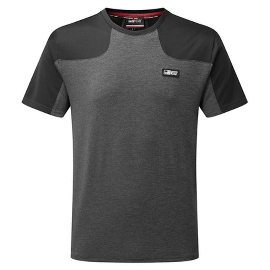 Toyota Gazoo Racing GR Logo Grey Black Sleeve Travel Tee Shirt