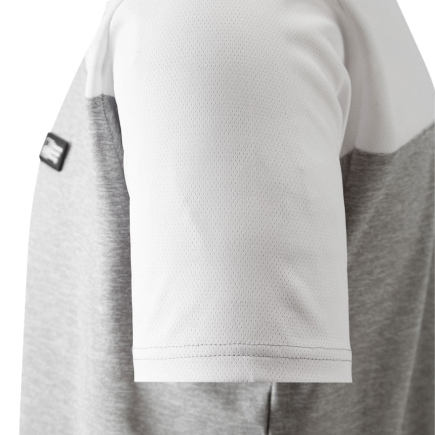 Toyota Gazoo Racing GR Logo Grey White Sleeve Travel Tee Shirt