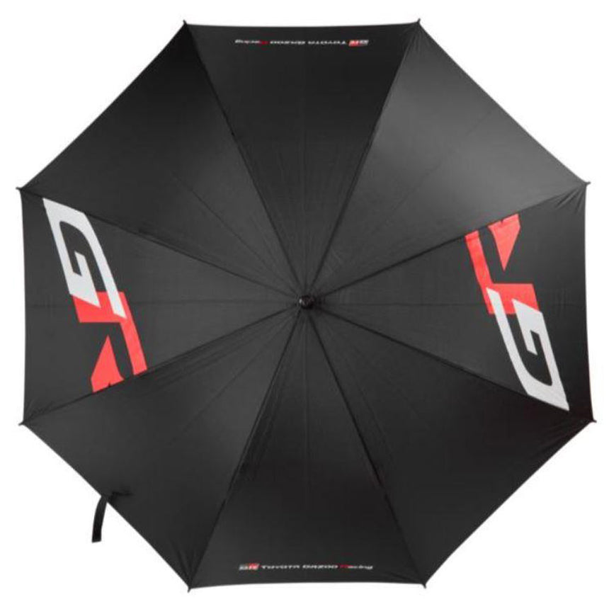 Toyota Gazoo Racing GR Logo Official License Black Large Golfing Umbrella & Case