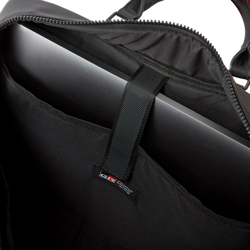 Toyota Gazoo Racing GR Logo Black Team Business Bag With Shoulder Strap