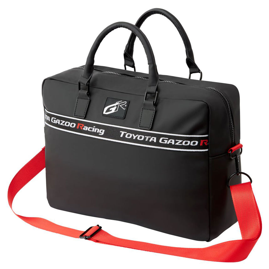 Toyota Gazoo Racing GR Logo Black Team Business Bag With Shoulder Strap