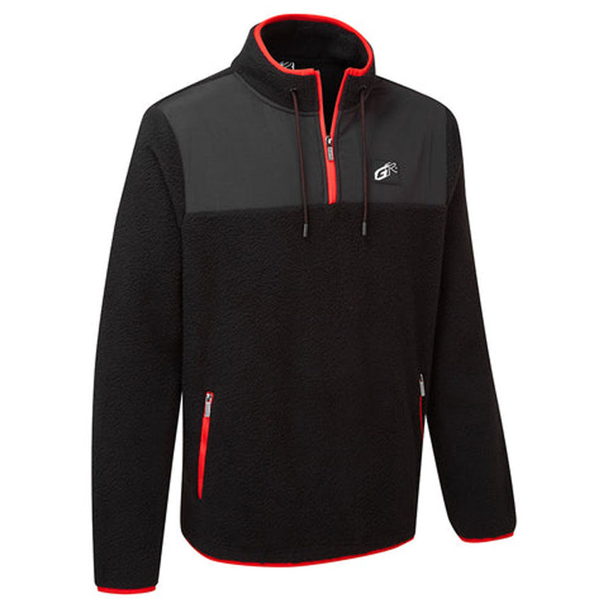 Toyota Gazoo Racing Black GR Logo Travel Fleece