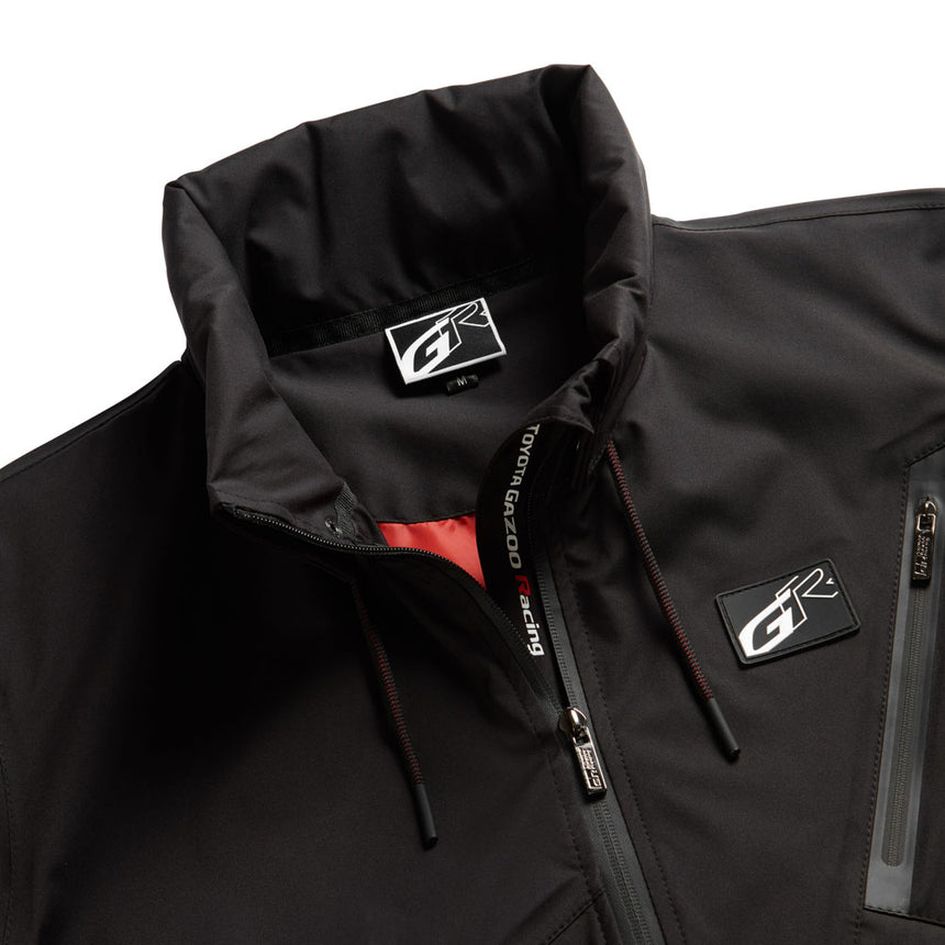 Toyota Gazoo Racing GR Official Licensed Black Lightweight Rain Jacket With Hood