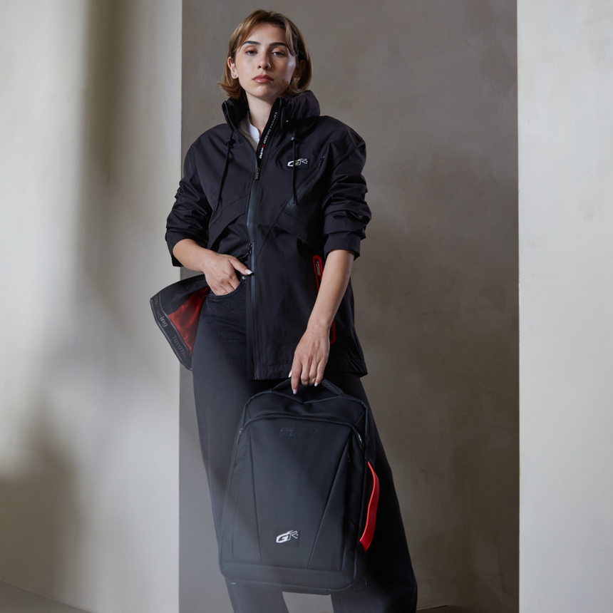 Toyota Gazoo Racing GR Logo Black Team Travel Backpack Rucksack