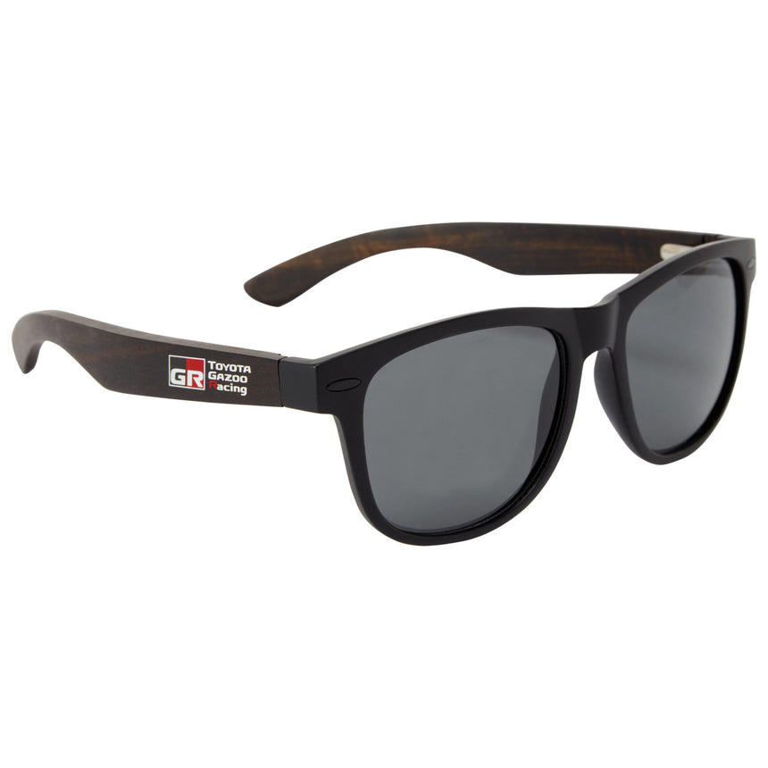 Toyota Gazoo Racing GR Side Logo Black Frame Smoke Lens Wayfarer Sunglasses