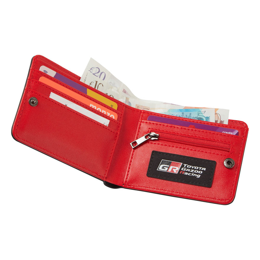 Toyota Gazoo Racing GR Logo Black/Red Credit, Debit Card & Money Wallet