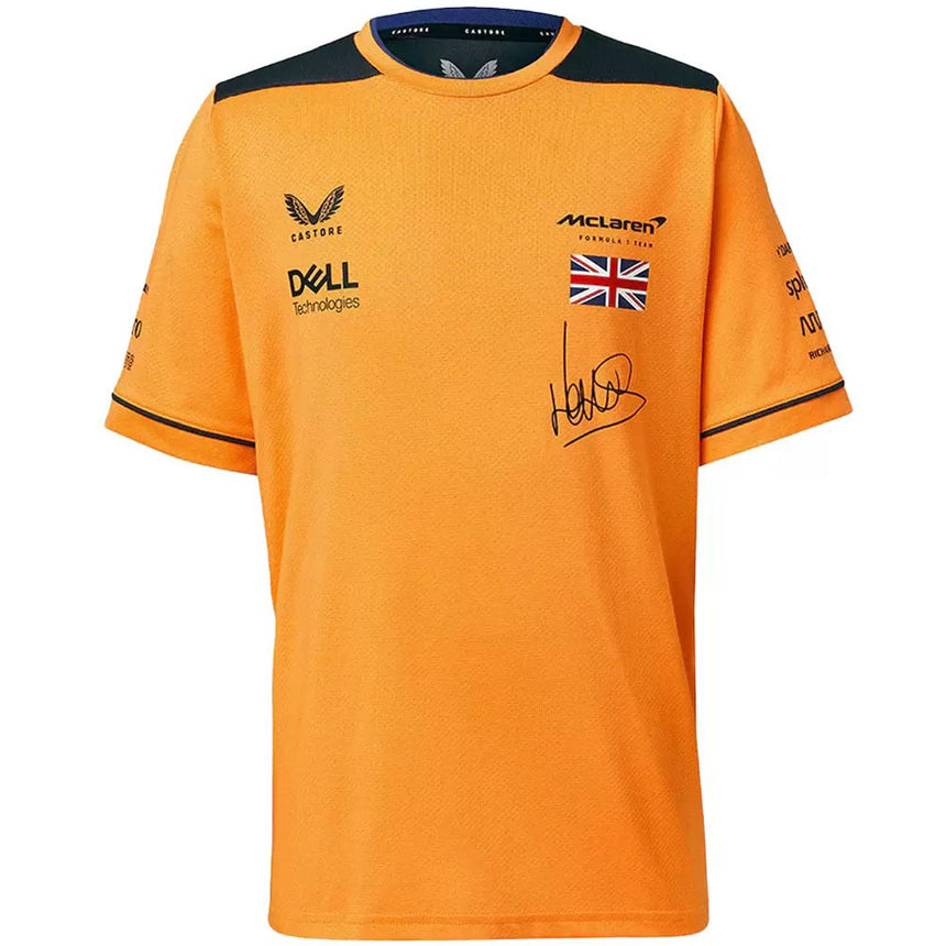 McLaren F1 Team Kids Lando Norris Ornage Setup Tee Shirt