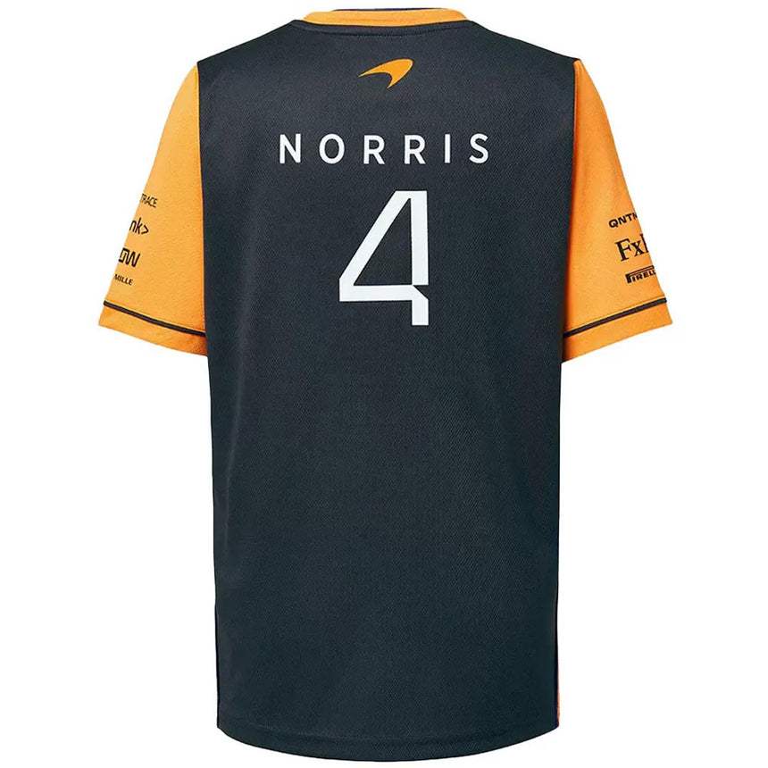 McLaren F1 Team Kids Lando Norris Ornage Setup Tee Shirt