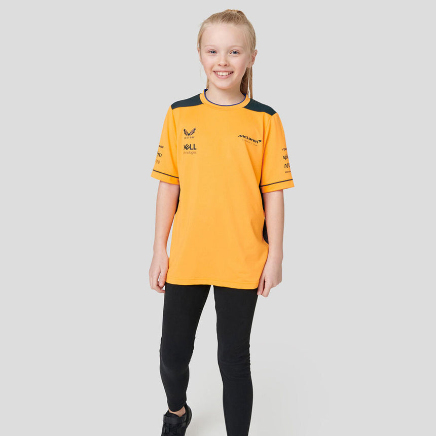 McLaren F1 Team Kids Ornage Setup Tee Shirt