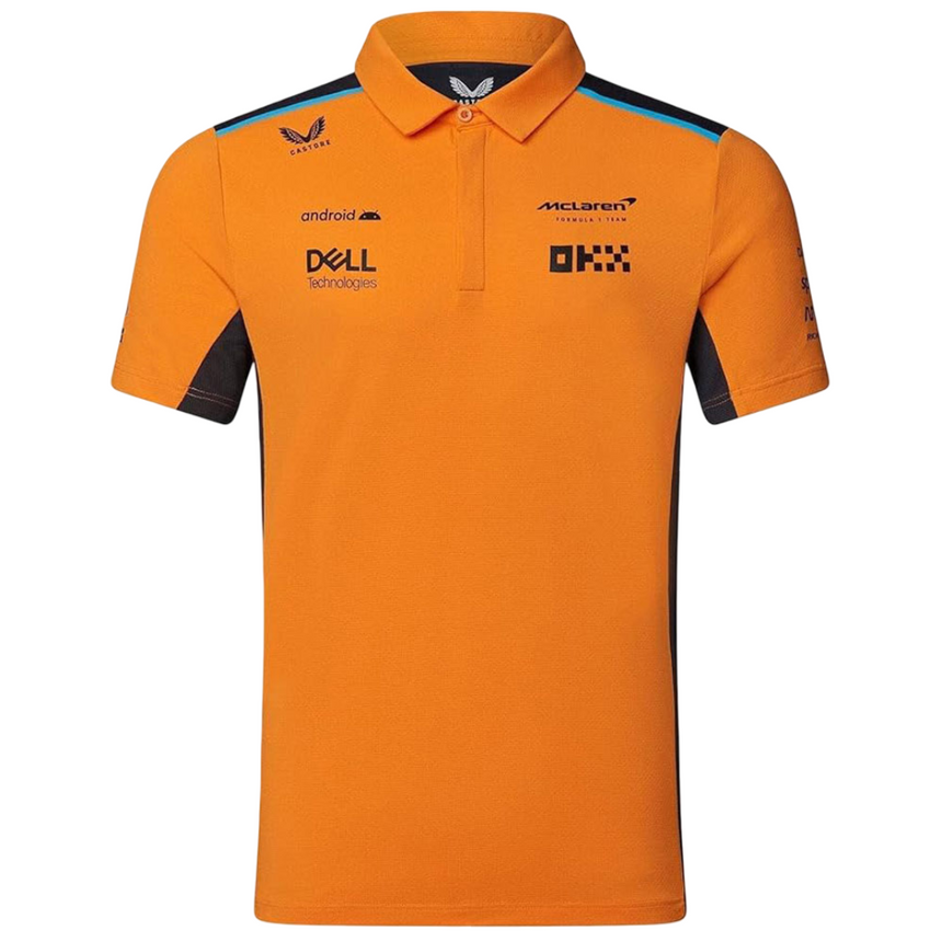 McLaren F1 Team Kids Papaya Orange Polo Shirt