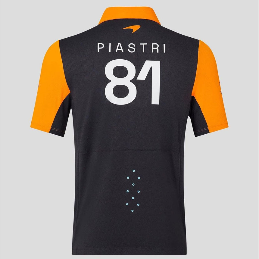 McLaren F1 Team Kids Oscar Piastri Polo Shirt | Orange