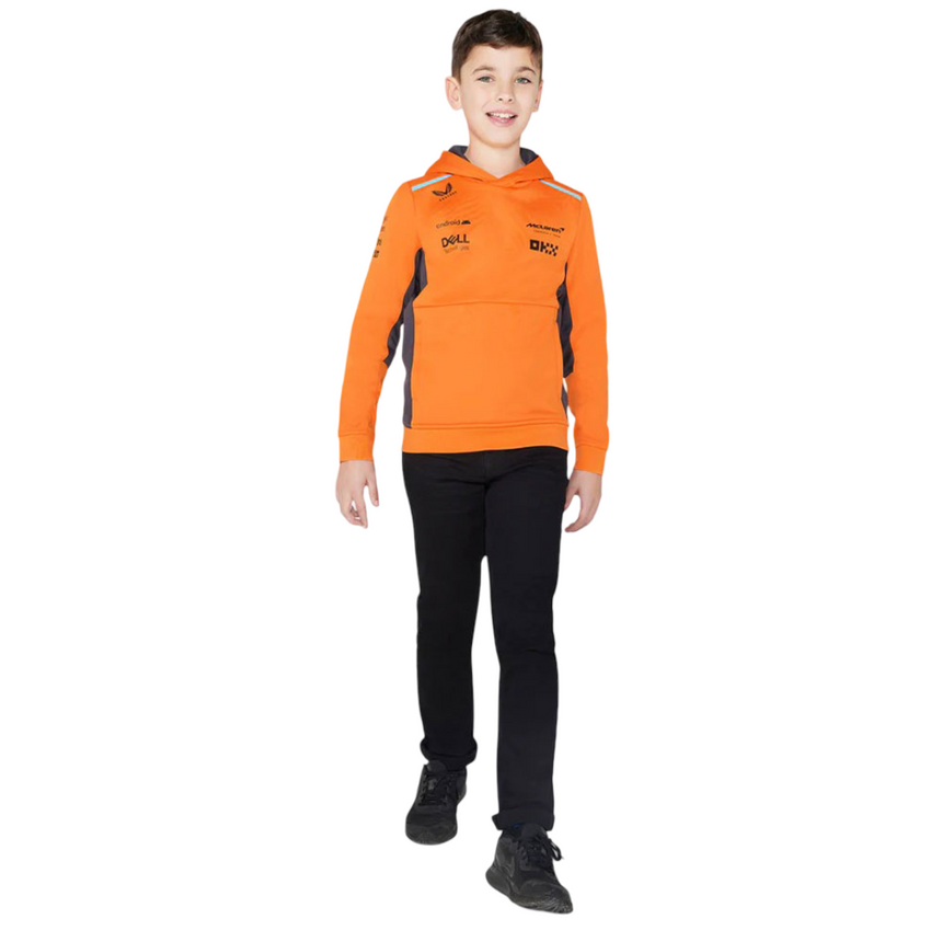 McLaren F1 Team Kids Papaya Orange Hooded Sweatshirt