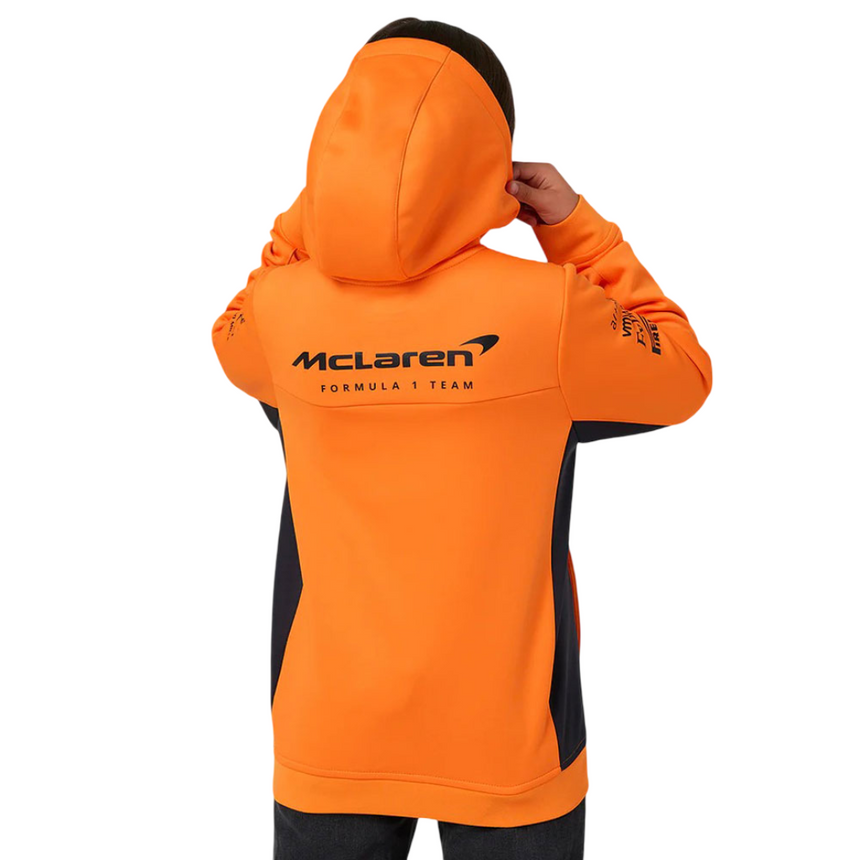 McLaren F1 Team Kids Papaya Orange Hooded Sweatshirt