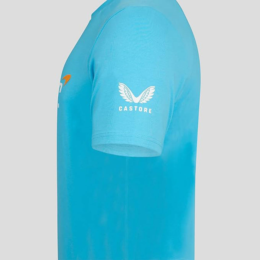 Mclaren Lifestyle T-Shirt Blue | Large Front Logo