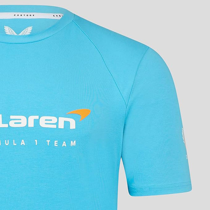 Mclaren Lifestyle T-Shirt Blue | Large Front Logo