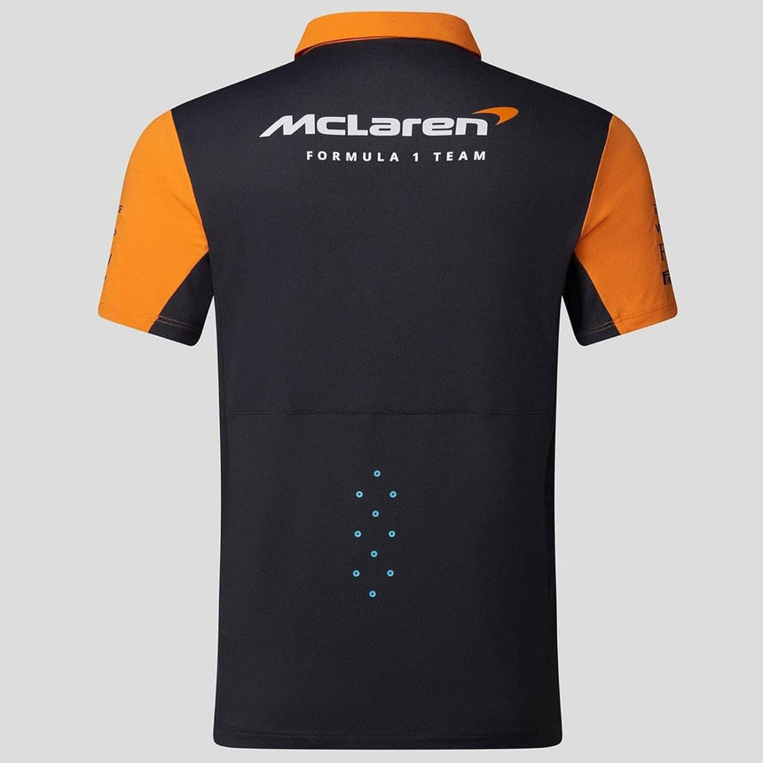 Mclaren F1 Team Officially Licensed Papaya Orange Polo Tee Shirt