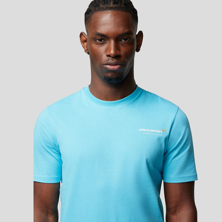 Mclaren F1 Team Aquarius Blue Dynamic T-Shirt