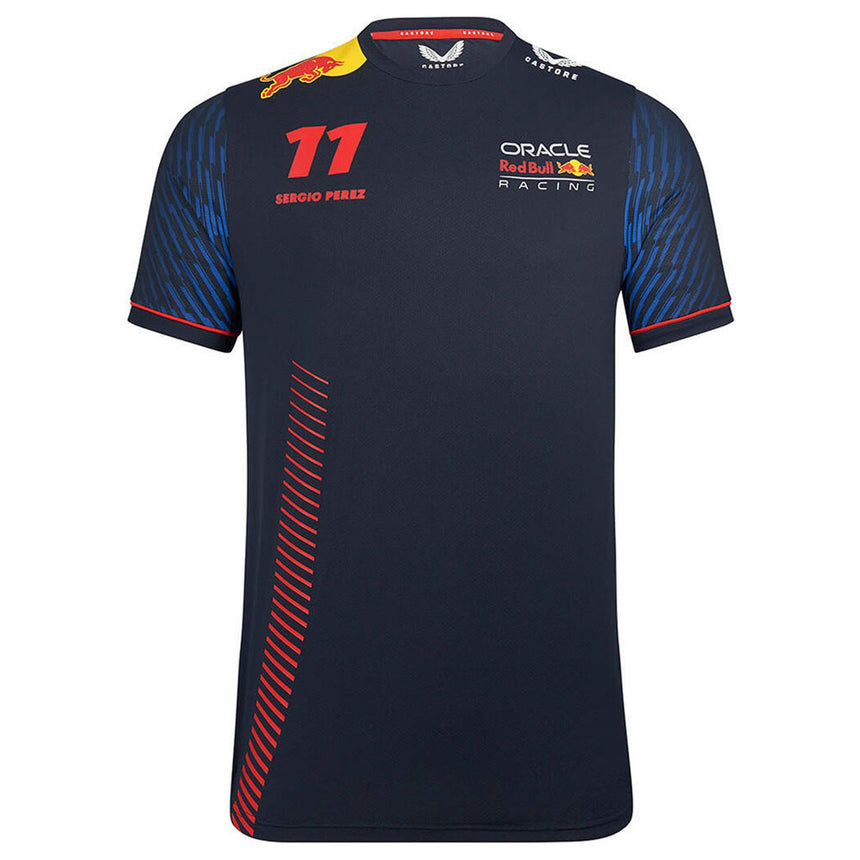 Oracle Red Bull Racing F1 Team Night Sky Blue Sergio Perez Tee Shirt