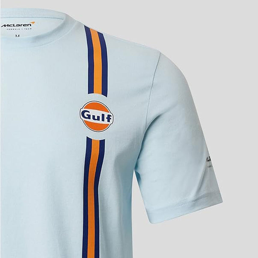 Mclaren Gulf F1 Team Blue Core Logo T-Shirt