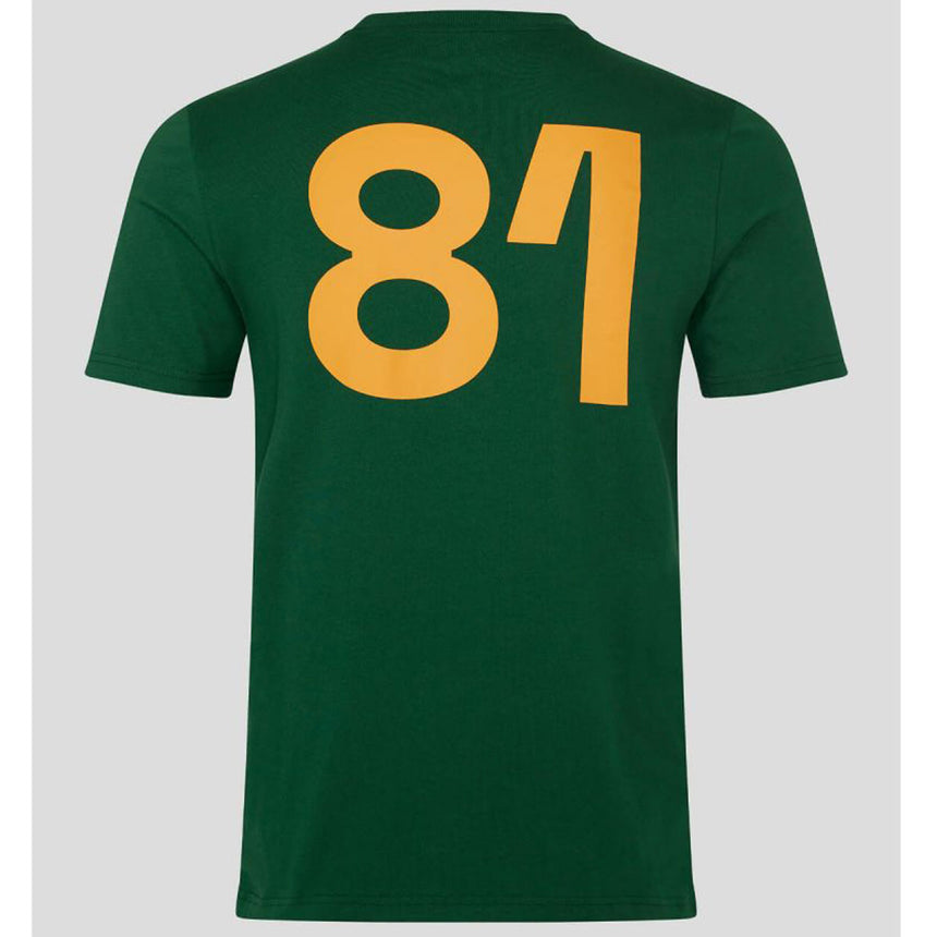 Mclaren F1 Team Oscar Piastri OP81 Green Tee Shirt