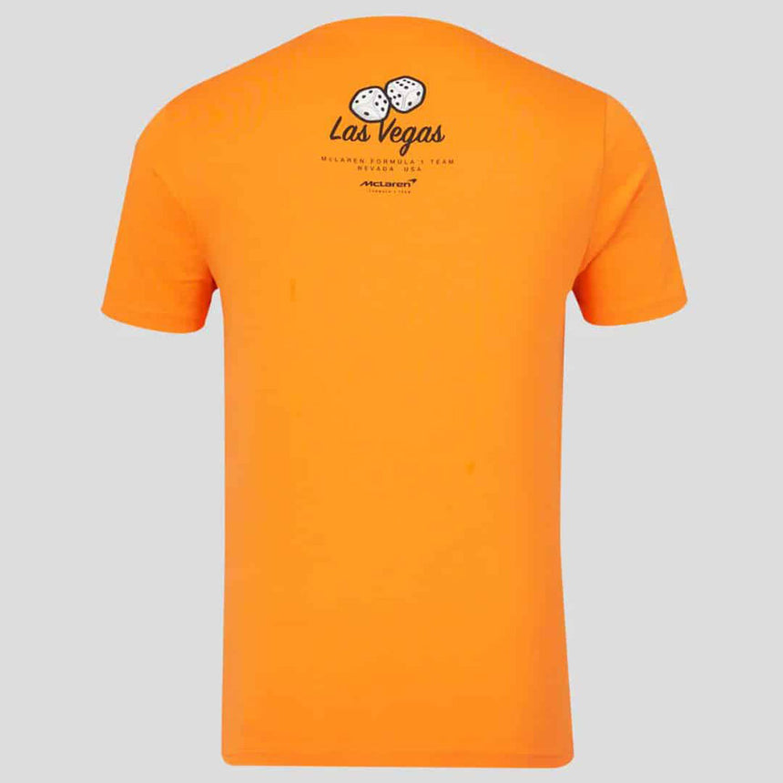 McLaren F1 Team Las Vegas Special Edition Papaya Orange Tee Shirt