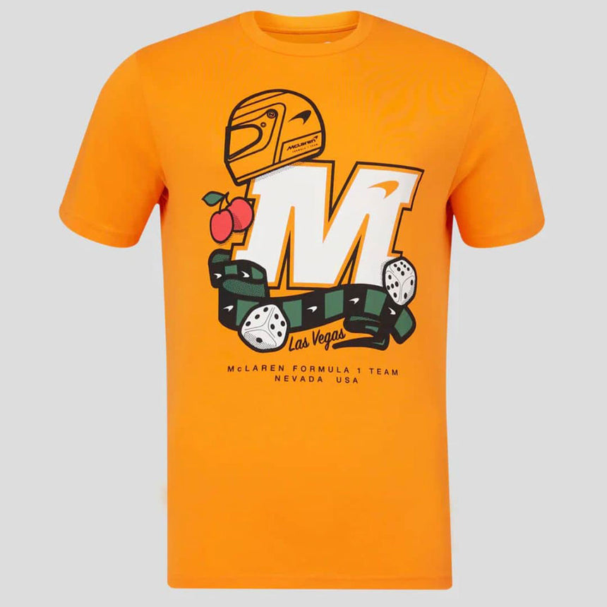 McLaren F1 Team Las Vegas Special Edition Papaya Orange Tee Shirt