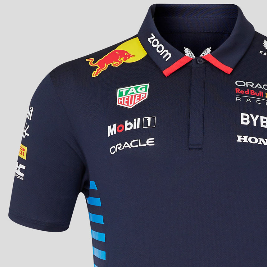 Oracle Red Bull Racing F1 Team Night Sky Blue Polo Tee Shirt