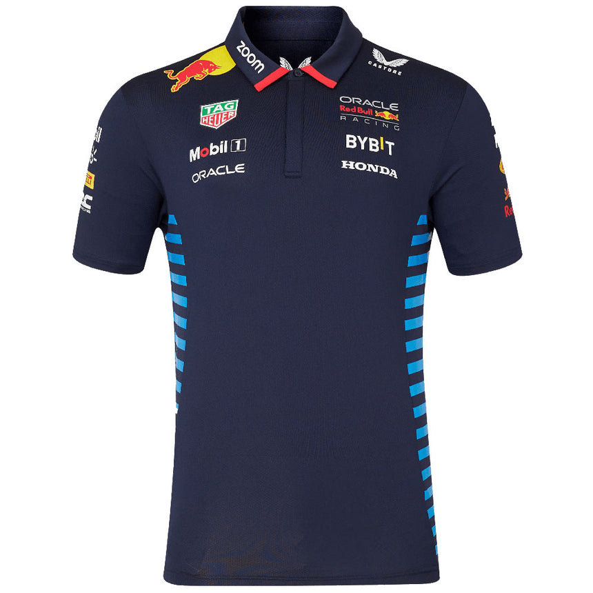 Oracle Red Bull Racing F1 Team Night Sky Blue Polo Tee Shirt