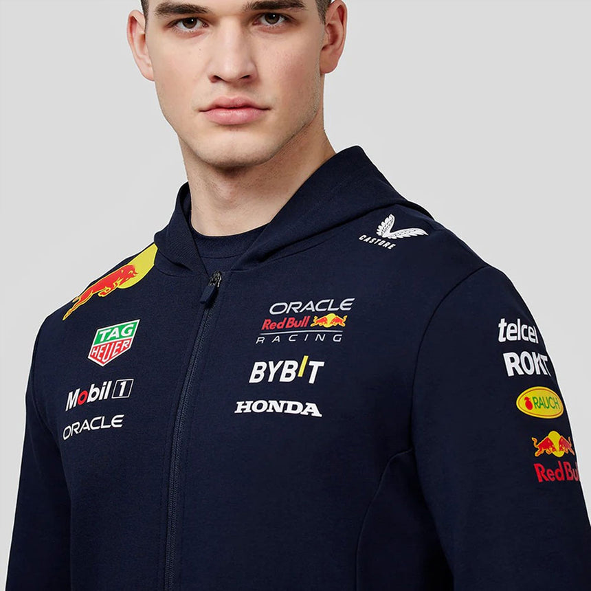 Oracle Red Bull Racing F1 Team Night Sky Blue Full Zip Hoodie