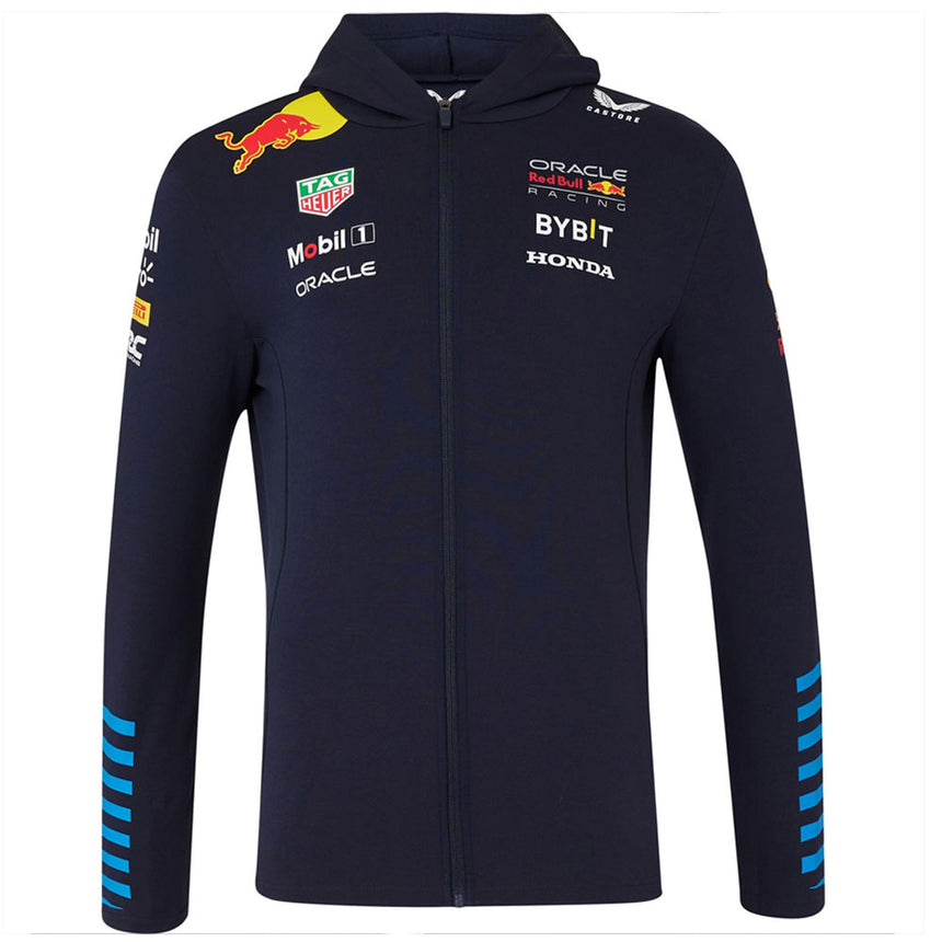 Oracle Red Bull Racing F1 Team Night Sky Blue Full Zip Hoodie