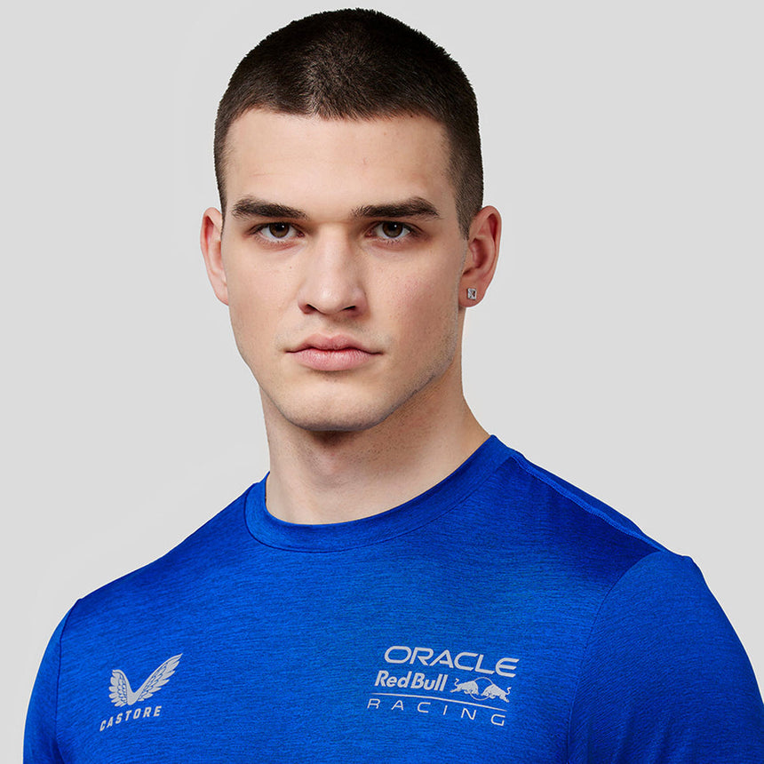 Red Bull Racing F1 Team Active Dual Brand Royal Blue Tee Shirt