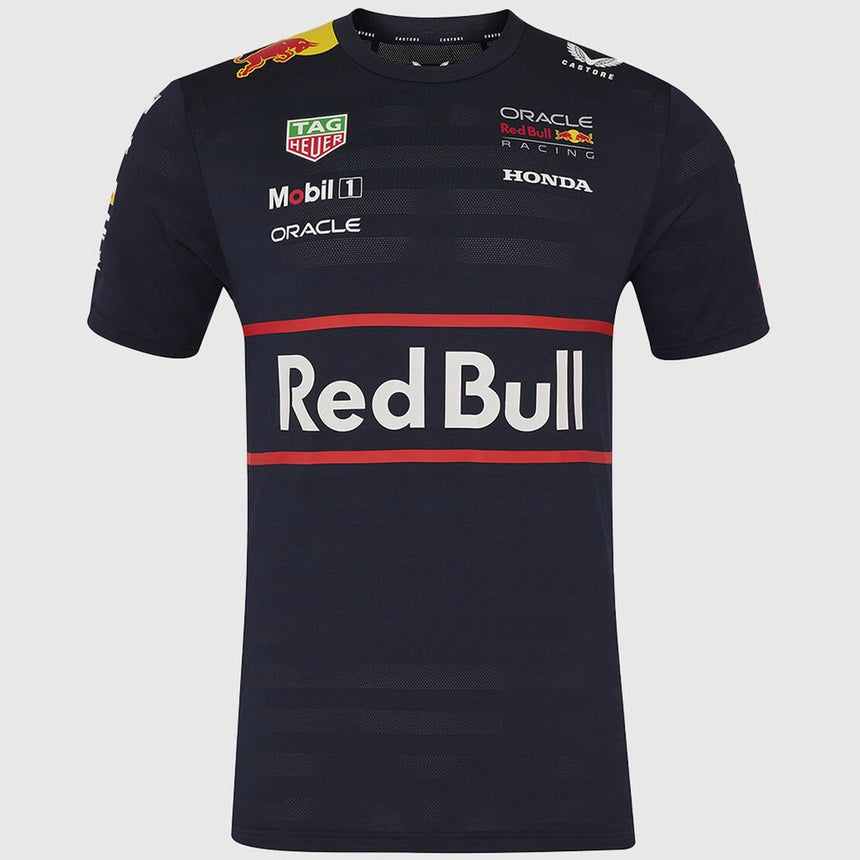 Oracle Redbull Racing F1 Team Night Sky Blue Set Up Tee Shirt