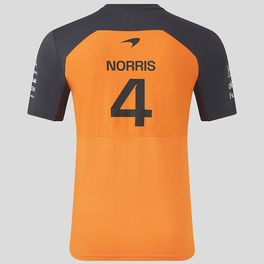 McLaren F1 Team Set Up T-Shirt Lando Norris #4 | Autumn Glory/Phantom