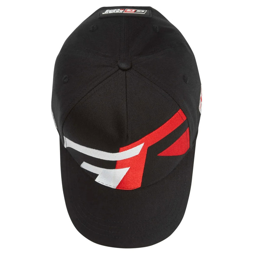 Toyota Gazoo Racing Elfyn Evans WRC Official Black‑Red Rally Driver Cap