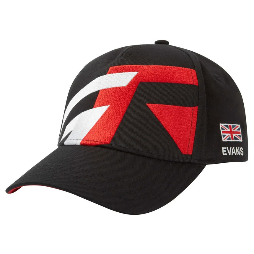 Toyota Gazoo Racing Elfyn Evans WRC Official Black‑Red Rally Driver Cap