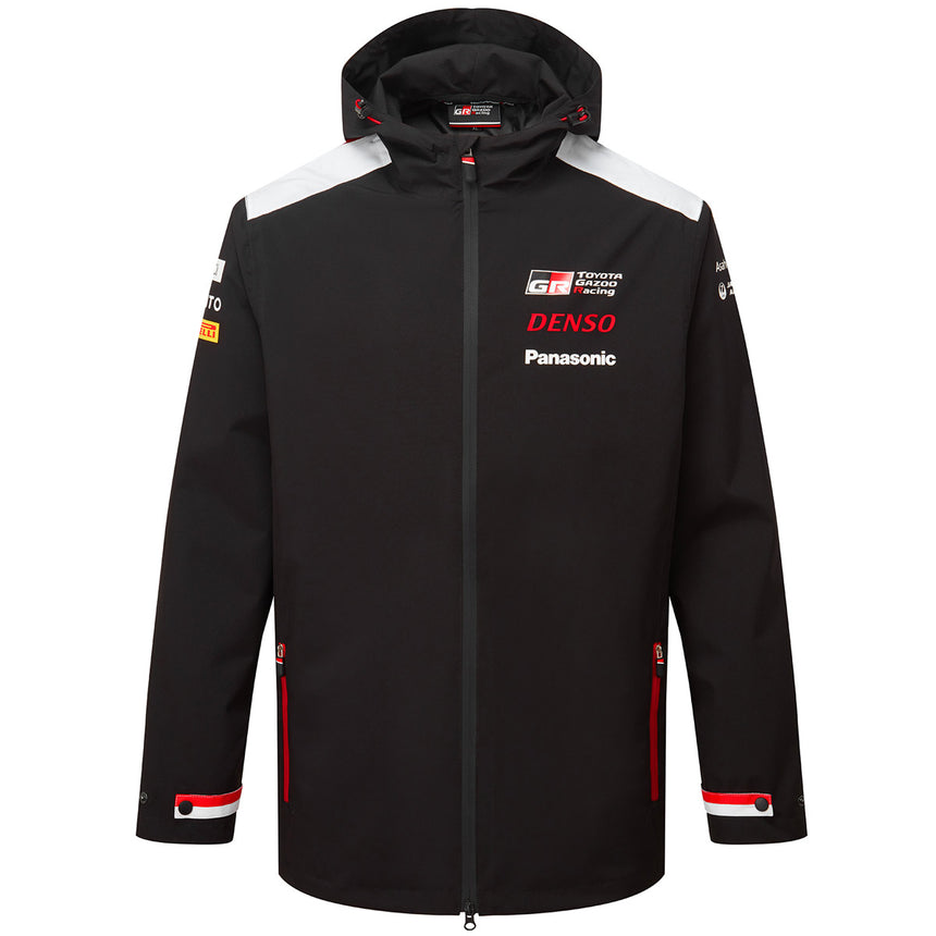 Toyota Gazoo Racing Team WRC Official Licensed Black Light Weight Rain Jacket