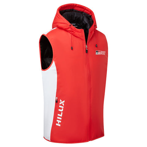 Toyota Gazoo Racing WRRC Rally Raid Official Licensed Red Padded Gilet Jacket