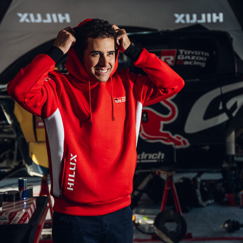 Toyota Gazoo Racing WRRC Rally Raid Red Team Hoodie