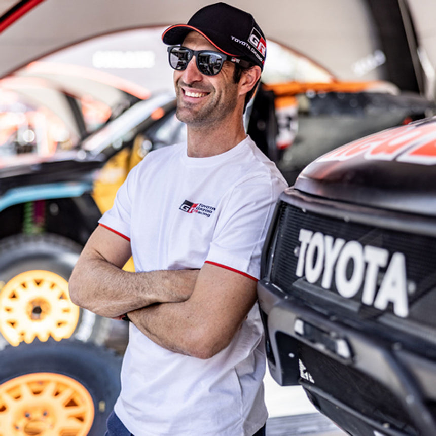 Toyota Gazoo Racing WRRC Rally Raid White Graphic Tee Shirt