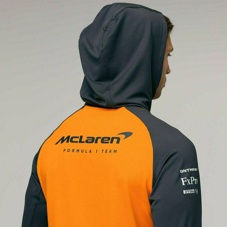 McLaren F1 Team Papaya/Phantom Grey Hooded Sweat Shirt